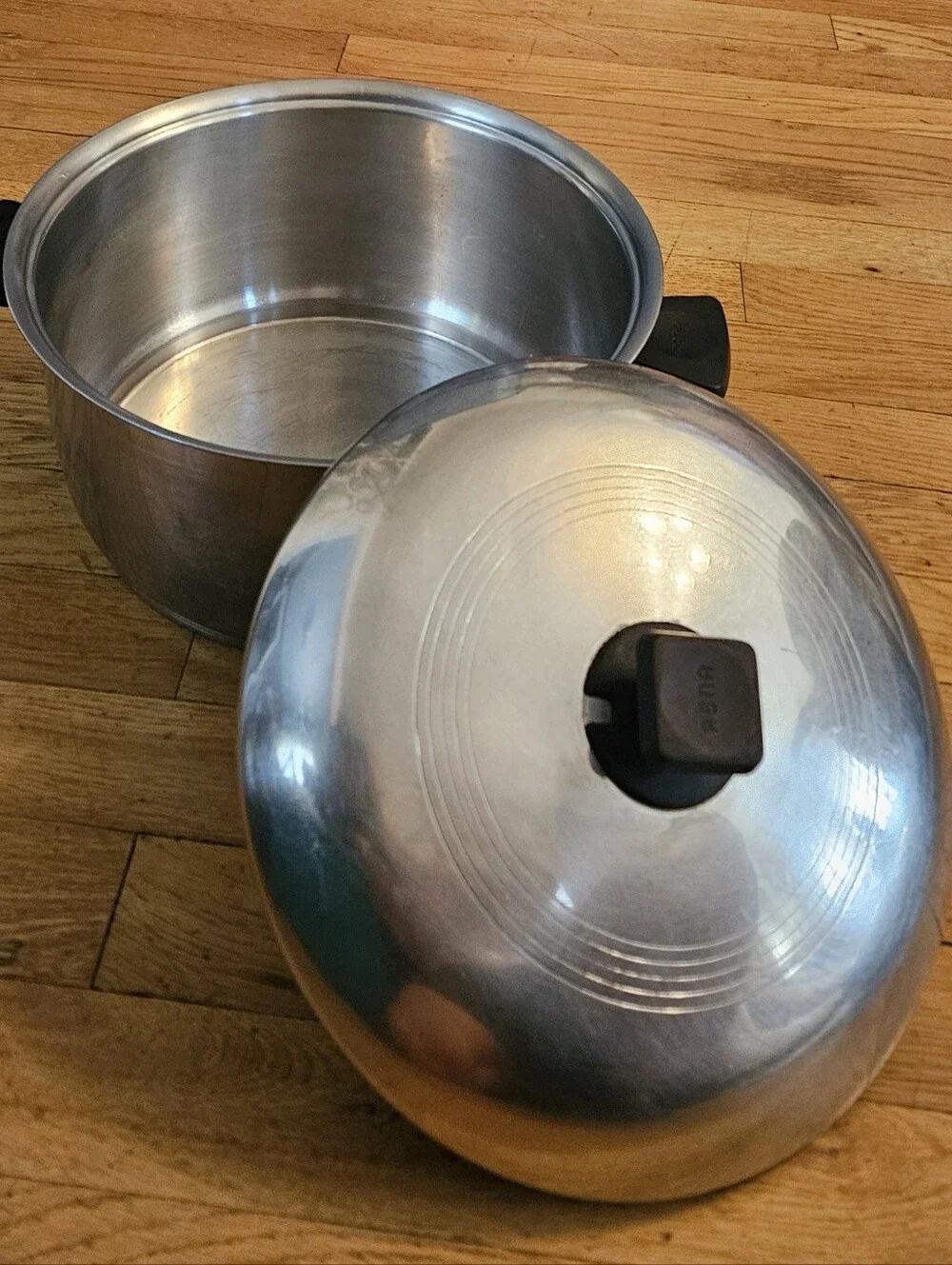 *Rena-Ware USA Vintage 3 Ply 18/8 Stainless Steel 6 & 4 Quart Stock Pots